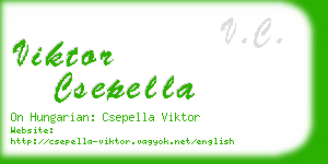viktor csepella business card